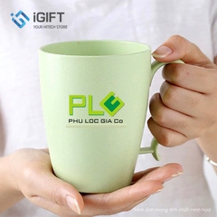 Cốc sợi tre thương hiệu B015 Bamboo fiber plastic - In logo tùy ý