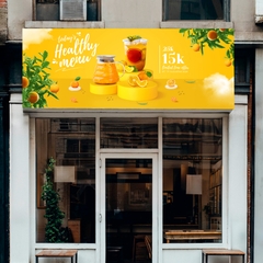 Thiết kế bảng hiệu showroom, cửa hàng theo yêu cầu