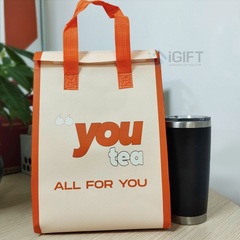 Túi giữ nhiệt in logo thương hiệu F&B