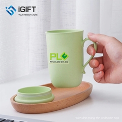 Cốc sợi tre thương hiệu B015 Bamboo fiber plastic - In logo tùy ý