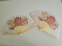 Quạt giấy in logo Rikkei