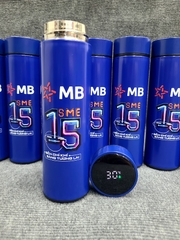 Quà Tặng Bình Giữ Nhiệt Và Ô Dù In Logo MB bank