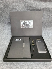 Combo sổ bút pin và usb in logo RPG