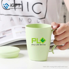 Cốc sợi tre thương hiệu B015 Bamboo fiber plastic - In logo tùy ý