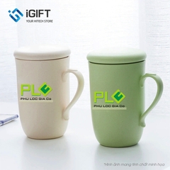 Cốc sợi tre thương hiệu B015 Bamboo fiber plastic - In logo tùy ý