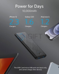 Pin dự phòng ANKER PowerCore III 10K – A1247 in logo