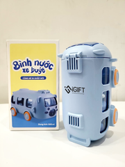 Bình nước hình xe bus in logo theo yêu cầu