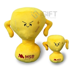 Gấu bông sản xuất - in thêu logo theo yêu cầu