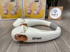 Quạt đeo cổ pin sạc in logo Emart