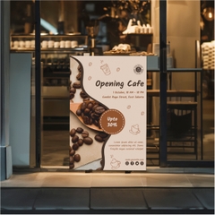 Thiết kế in ấn standee - poster thương hiệu theo yêu cầu