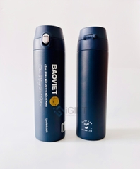 Bình Giữ Nhiệt LocknLock Feather Light One - Touch Tumbler LHC3257  - In Logo Công Đoàn Bảo Việt 