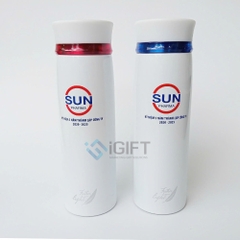 Bình giữ nhiệt Lock&Lock Feather Light LHC4131BKR (450ml) - In Logo AEONTEK