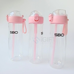 Bình Nhựa LocknLock Straw Bottle - 530ml - ABF783 - In logo theo yêu cầu
