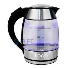Ấm Siêu Tốc Thủy Tinh LocknLock EJK418SLV 1,8L - In logo theo yêu cầu