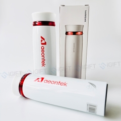 Bình giữ nhiệt Lock&Lock Feather Light LHC4131BKR (450ml) - In Logo AEONTEK