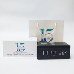 Set quà tặng sự kiện - Đồng hồ đa năng in logo theo yêu cầu