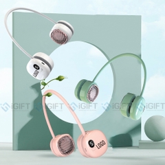 Quạt đeo cổ có thể gấp gọn - In logo theo yêu cầu