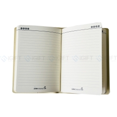 Sổ da bìa rời + Bút bi tự xóa in ấn logo IRO DORI - Trung tâm Giao lưu Văn hóa Nhật Bản