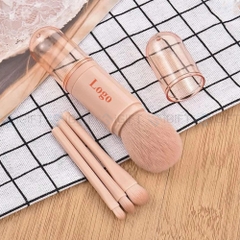 Bộ cọ trang điểm mini 4 in 1 - In logo theo yêu cầu