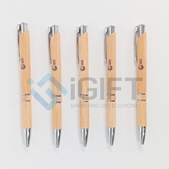 Bút gỗ khắc theo yêu cầu - Quà tặng văn phòng