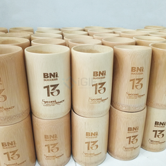Cốc tre khắc logo theo yêu cầu
