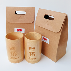 Cốc tre khắc logo theo yêu cầu