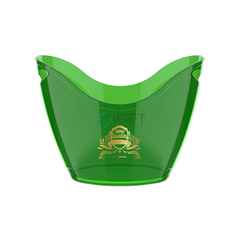 Xô đá mika in logo theo yêu cầu