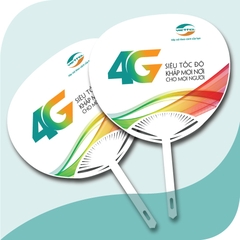 Quạt Nhựa Quảng Cáo In Ấn Logo Theo Yêu Cầu