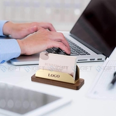Kệ gỗ đựng namecard cao cấp - In logo theo yêu cầu