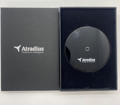 Đế sạc không dây mặt kính Baseus - in logo Atradius