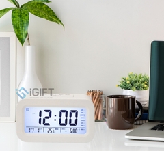 Đồng hồ Led báo thức - In logo theo yêu cầu