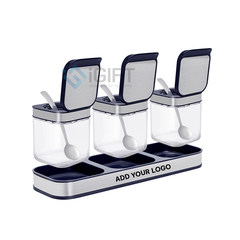 Bộ 3 lọ đựng gia vị Elmich EL1280 - In logo theo yêu cầu