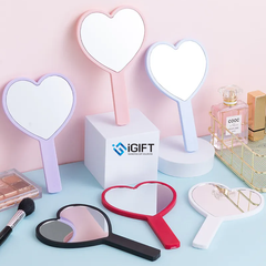 Gương cầm tay hình trái tim - in logo theo yêu cầu