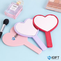 Gương cầm tay hình trái tim - in logo theo yêu cầu