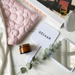 GƯƠNG CẦM TAY HÌNH VUÔNG - IN LOGO HOẠ TIẾT THEO YÊU CẦU