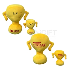 Gấu bông sản xuất - in thêu logo theo yêu cầu