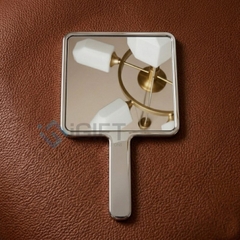GƯƠNG CẦM TAY HÌNH VUÔNG TRÁNG GƯƠNG - IN LOGO THEO YÊU CẦU