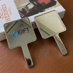 GƯƠNG CẦM TAY HÌNH VUÔNG TRÁNG GƯƠNG - IN LOGO THEO YÊU CẦU