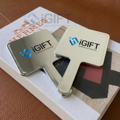 GƯƠNG CẦM TAY HÌNH VUÔNG TRÁNG GƯƠNG - IN LOGO THEO YÊU CẦU