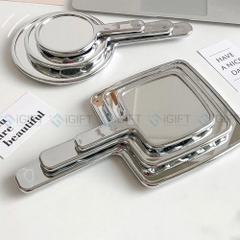 Gương bạc họa tiết gợn sóng - In logo theo yêu cầu