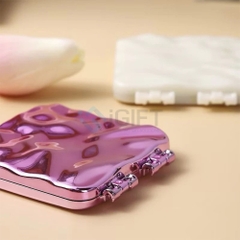 Gương bạc họa tiết gợn sóng - In logo theo yêu cầu