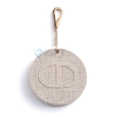 Gương móc khóa  cầm tay - Dập logo theo yêu cầu