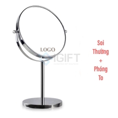 Gương trang điểm cao cấp xoay 360 độ - In logo theo yêu cầu