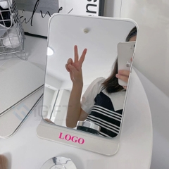 Gương trang điểm để bàn gấp gọn - In logo theo yêu cầu