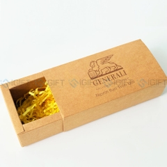 Hộp quà tặng kraft in logo theo  yêu cầu