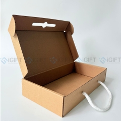Hộp quà tặng kraft in logo theo  yêu cầu