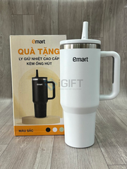 Ly giữ nhiệt 1200ml inox 304 in logo Emart