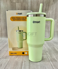 Ly giữ nhiệt 1200ml inox 304 in logo Emart