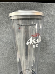 Tháp Bia 3 Lít Dáng Thon Màu Bạc in logo thương hiệu