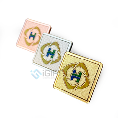 HUY HIỆU PIN CÀI ÁO PHỦ MÀU - MẠ VÀNG BẠC ĐỒNG